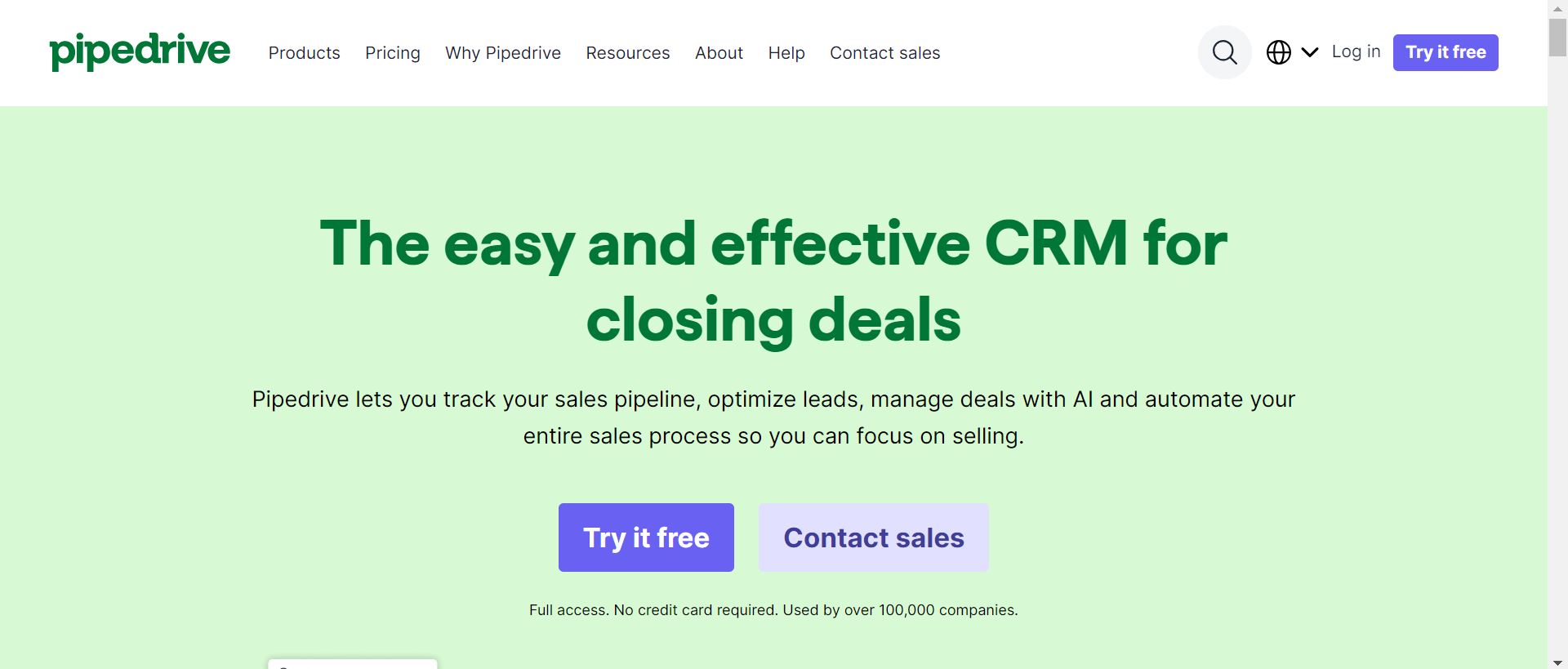 pipedrive crm - best crm for small businesses