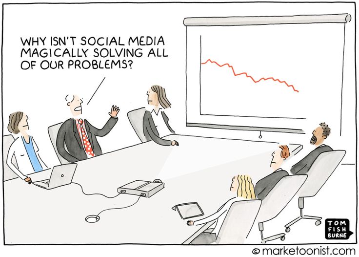 social media marketing plan - comic