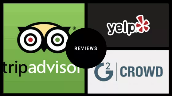 3rd party sites for online reviews