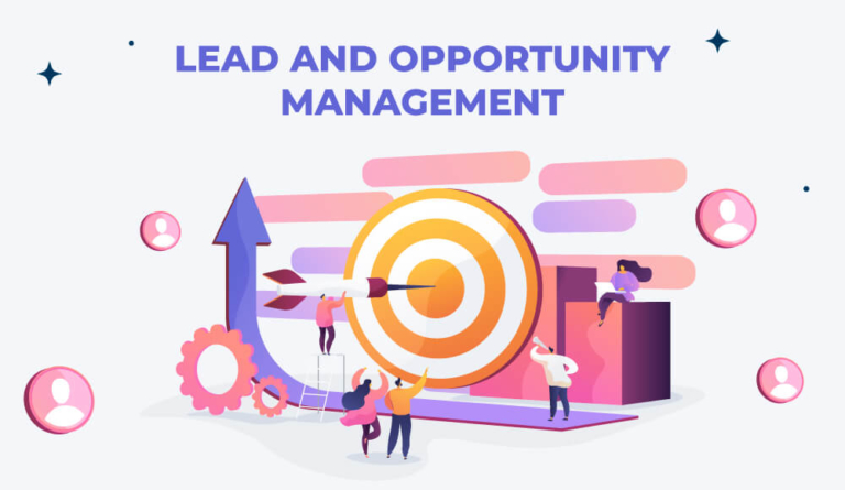 What is the difference between lead and opportunity management?