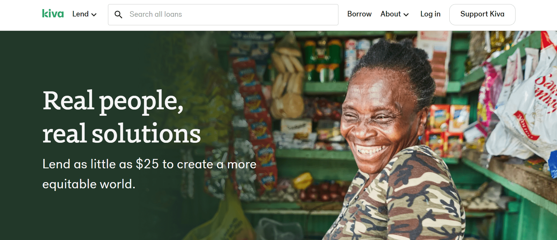 Kiva - microlending