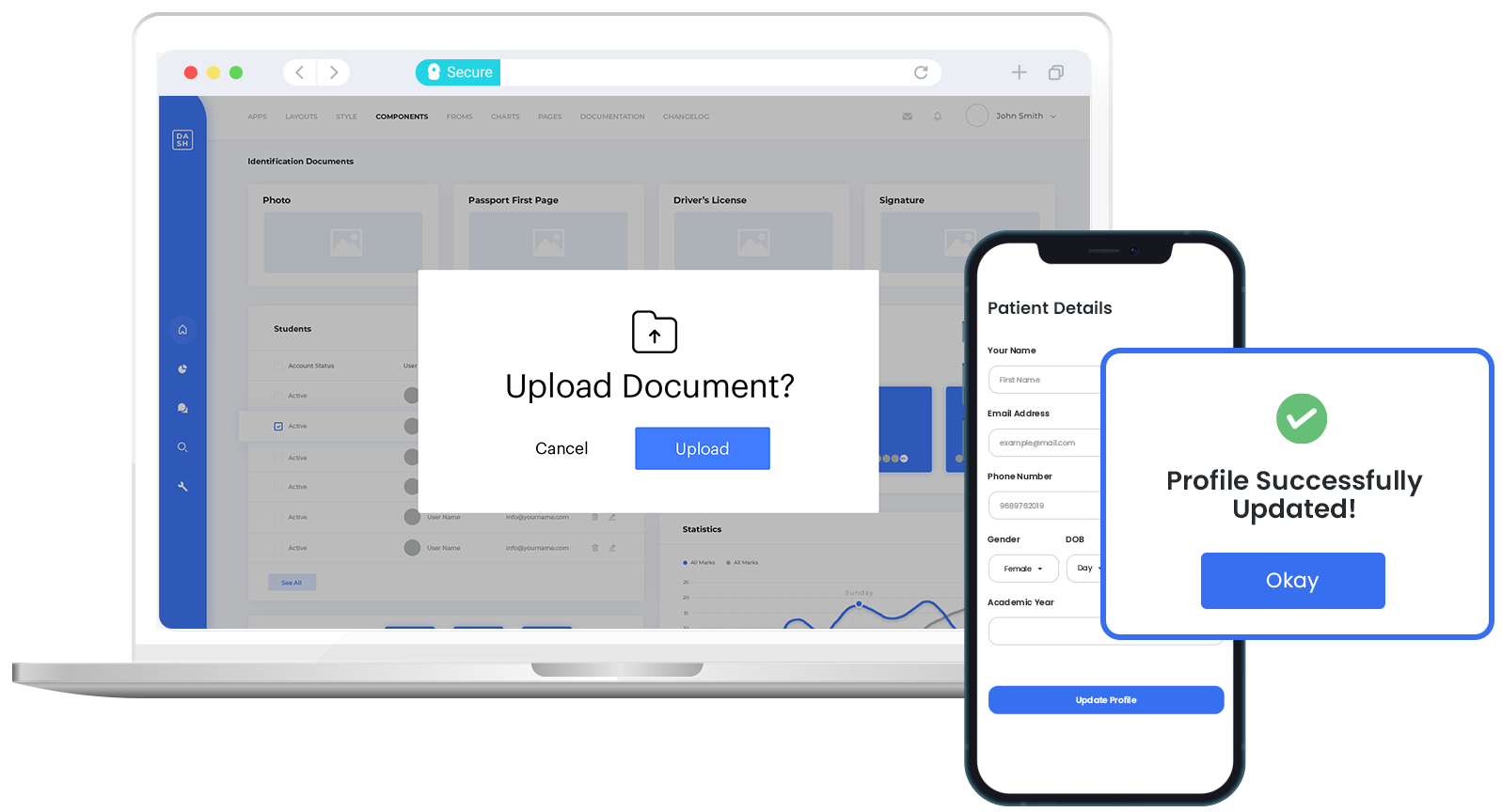 Upload files for better patient outcomes - healthcare workflow automation