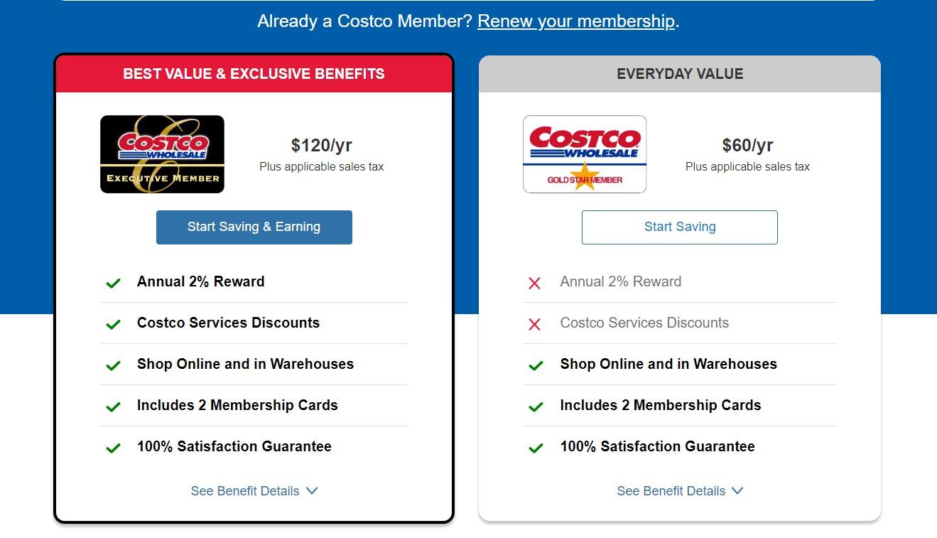 Costco membership program