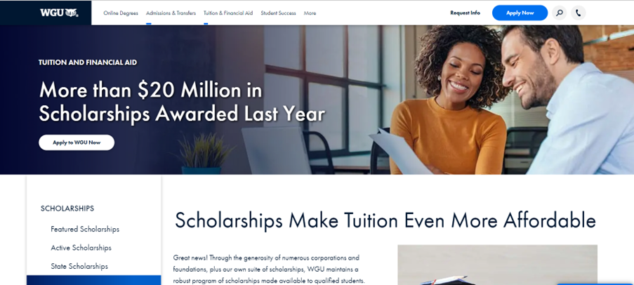 Offer scholarship and financial aid- reduce student acquisition cost