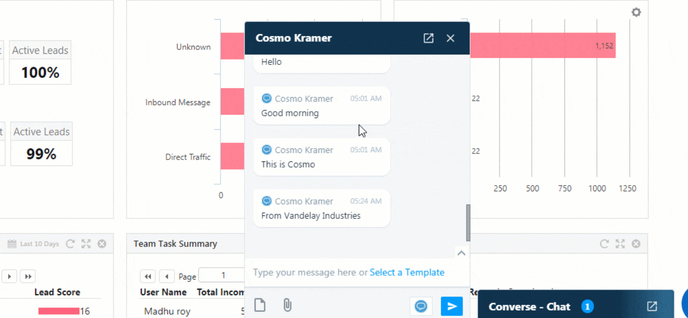 Converse- lead response time