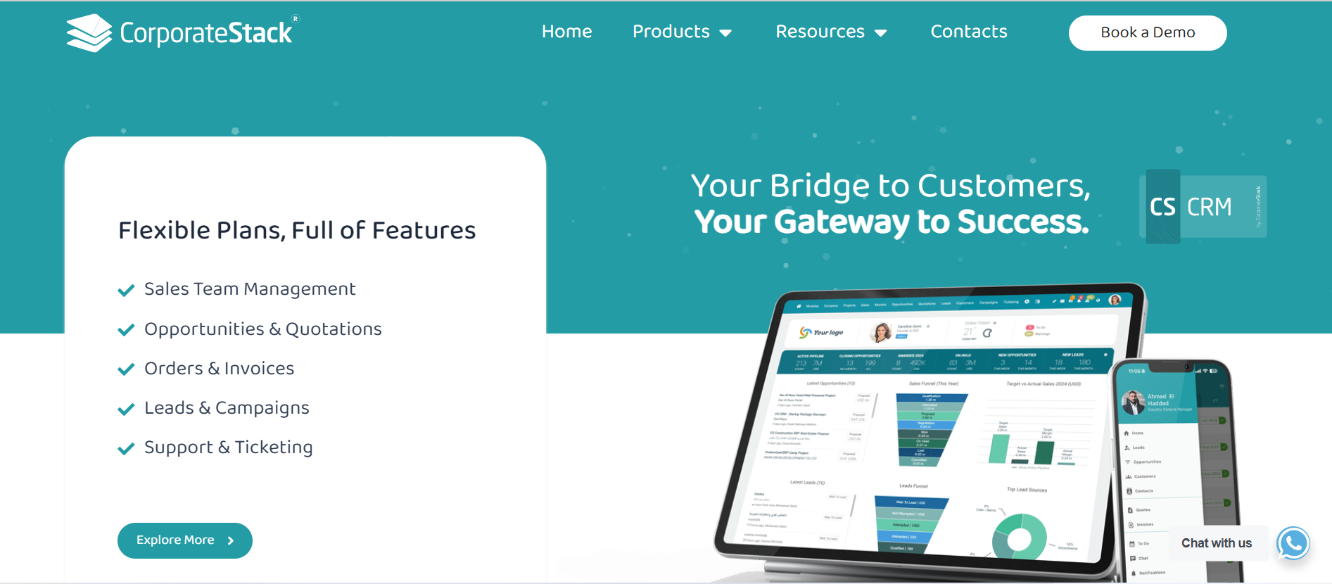 corporatestack- crm for outbound sales