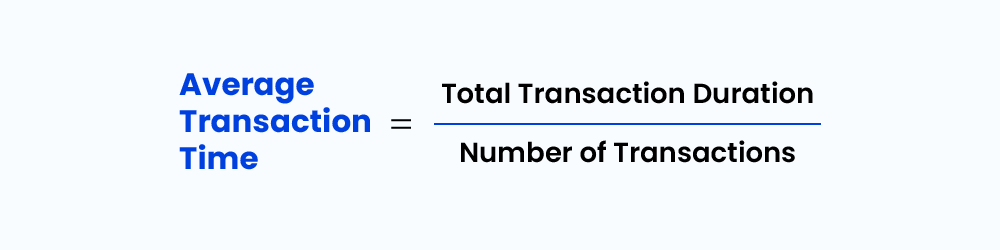 Average Transaction Time - real estate kpis