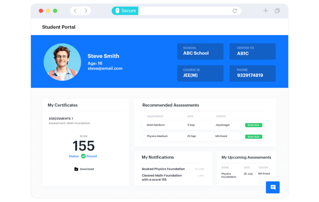 Student details - marketing workflow automation