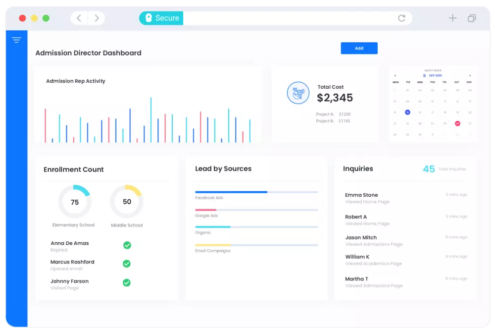 Admission Funnel - school admission software