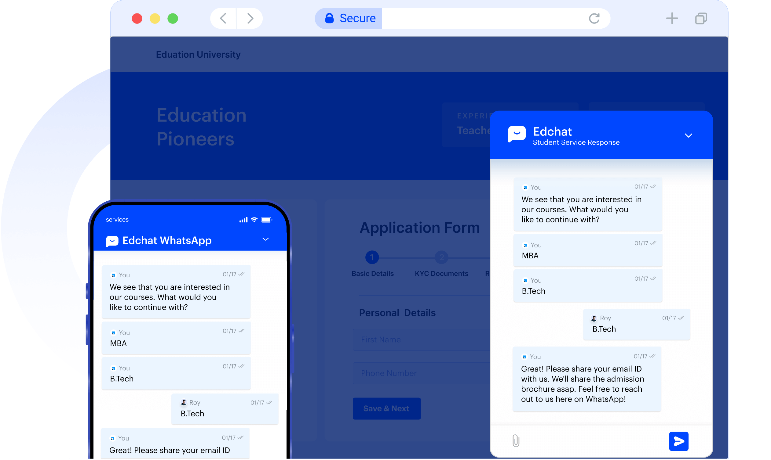 Chatbot feature for students - Student Enrollment Management System